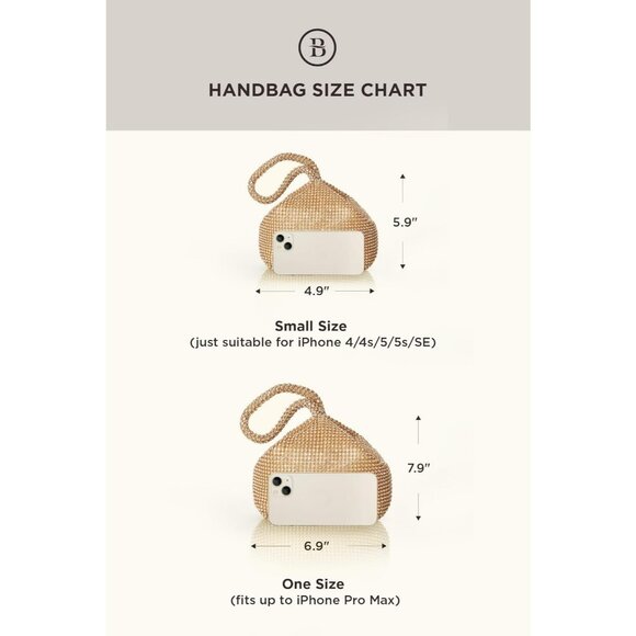 Rhinestone Clutch for Women  1920s Sparkly Triangle Evening Bag Prom Wedding - Picture 6 of 6